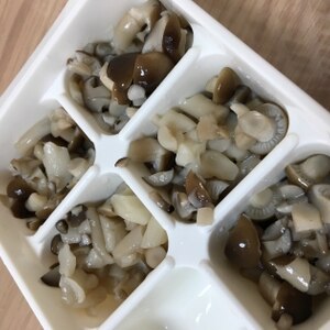 離乳食後期☆きのこのフリージング